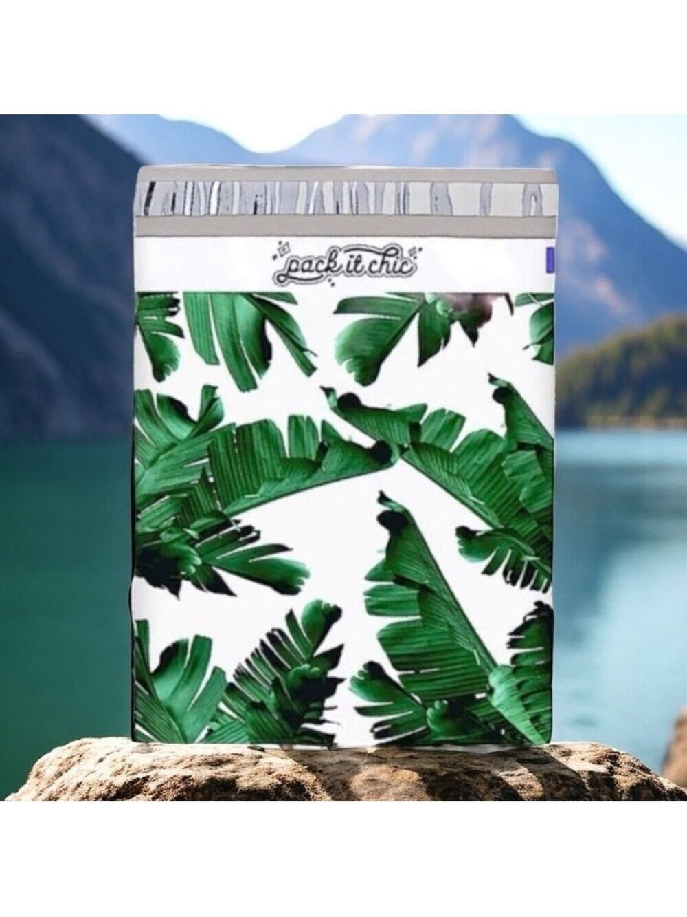 25 10X13 Poly Mailers Banana Leaves Flat Mailers PRICE IS FIRM - Picture 5 of 8